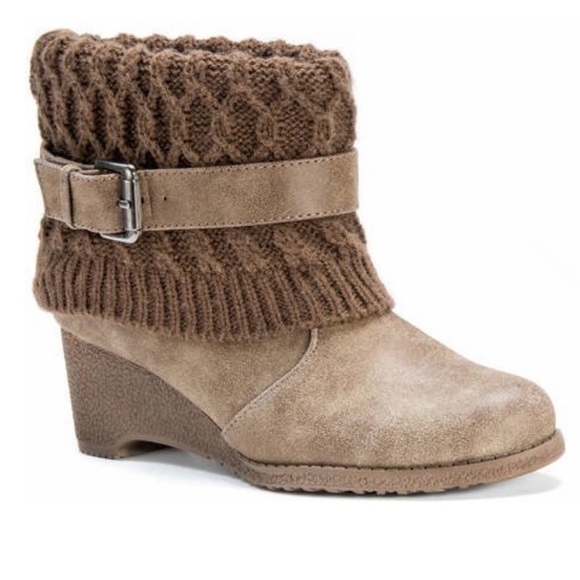 Muk Luks Deena Ankle Booties - NWT - Picture 2 of 7